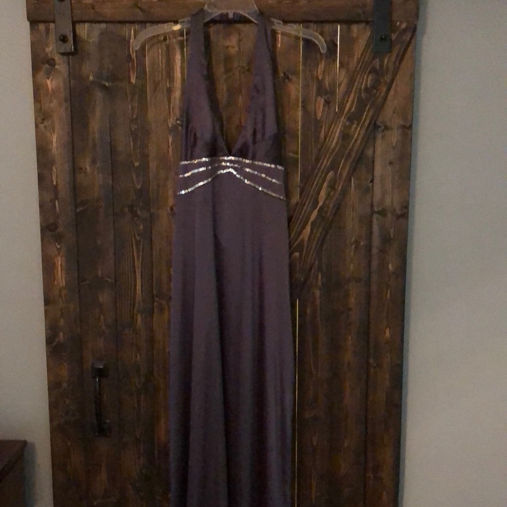 Pewter formal gown